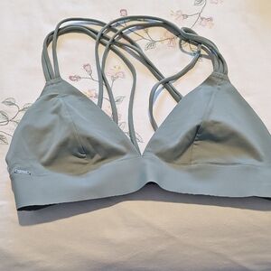 PINK Victoria's Secret Strappy Bralette in Soft Green